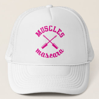Muskusen en Mascara Trucker Hat Pink Trucker Pet