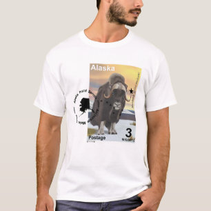 Muskusos Postzegel Souvenir T-shirt