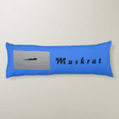 Muskusrat Lichaam Kussen (Achterkant)