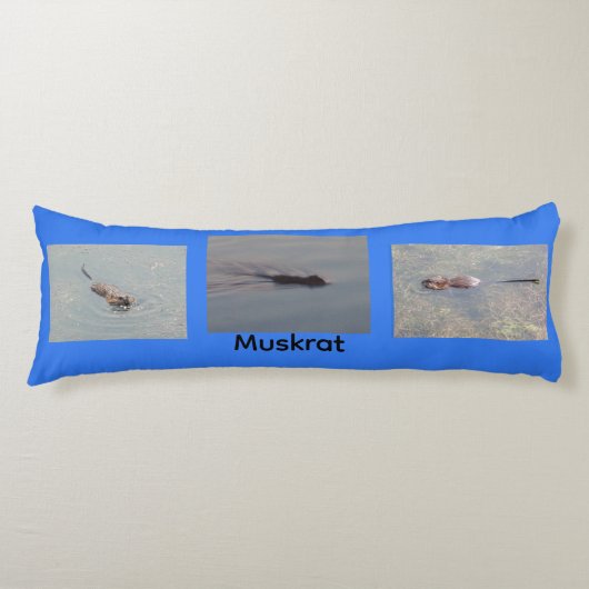Muskusrat Lichaam Kussen (Voorkant)