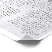 Muskussens van het been, Leonardo Da Vinci Poster (Hoek)