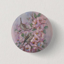 Muskusspotvogel Ronde Button 3,2 Cm