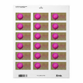 Muskusthistel Etiket (Full Sheet)