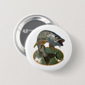 Musky 6 ronde button 5,7 cm (Voorkant /achterkant)