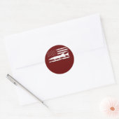 Musky American Flag op 4 juli Vist liefhebbers Ronde Sticker (Envelop)