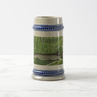 Musky Beer Stein Bierpul
