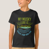 Musky Fishing Gift Muskie Lure Muskellunge  T-shirt (Voorkant)