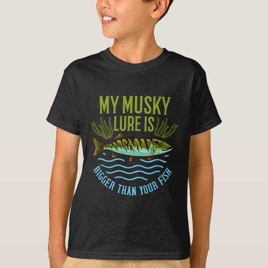 Musky Fishing Gift Muskie Lure Muskellunge  T-shirt (Voorkant)