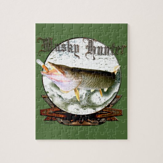 Musky hunter 1 legpuzzel (Verticaal)