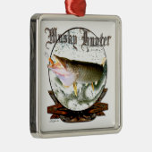 Musky hunter 1 metalen ornament (Rechts)