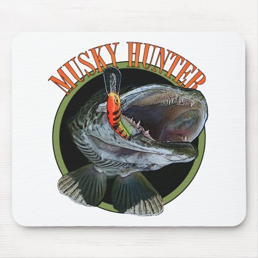 Musky hunter 7 muismat (Voorkant)