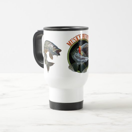 Musky hunter 7 reisbeker (Voorkant links)