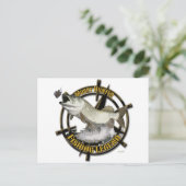 Musky Hunter legende Briefkaart (Staand voorkant)