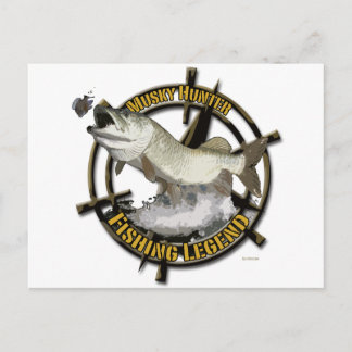 Musky Hunter legende Briefkaart