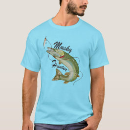 Musky Hunter Origineel ontwerp T-shirt