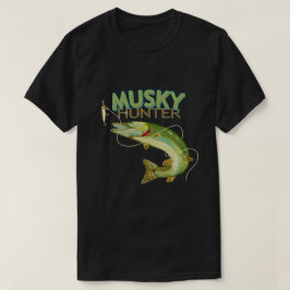Musky Hunter Visser Trendy Design T-shirt