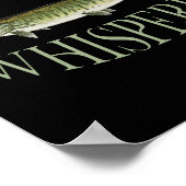 Musky Muskellunge Fish Illustration Art Gevist Poster (Hoek)