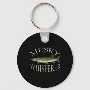 Musky Muskellunge Vissen Illustratie Kunst Vissen Sleutelhanger