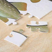 Musky Tiger musky and Northern Pike vector Legpuzzel (Zijkant)