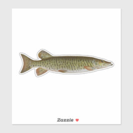Musky - Zoetwater Gevist Sticker