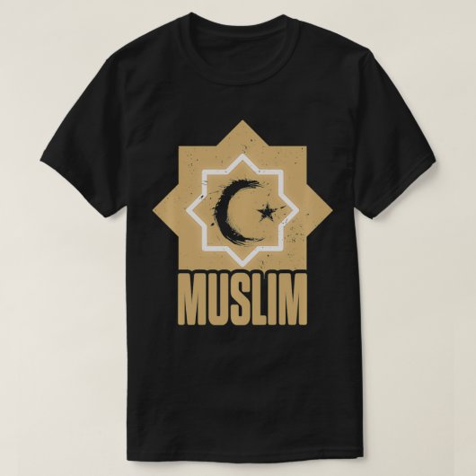 Muslim Alhamdulillah Allah Religion Islam Mosque Q T-shirt (Design voorkant)