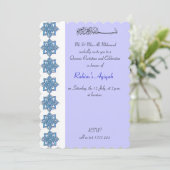 Muslim Baby Boy blue aqiqah Islamic Kaart (Staand voorkant)