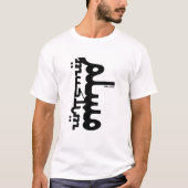 Muslim English Arabisch T-shirt (Voorkant)