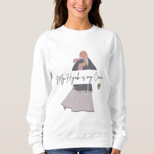 Muslim Hijabi Sweatshirt (Voorkant)