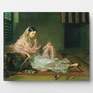 Muslim Lady Reclining, 1789 (olie op doek) Fotoplaat