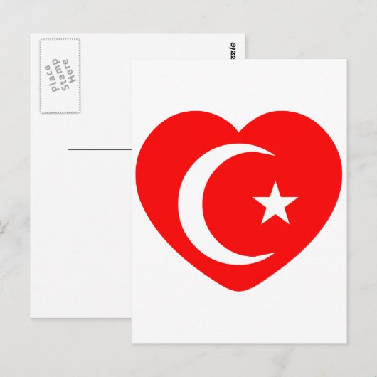 Muslim Love Briefkaart (Voorkant / Achterkant)