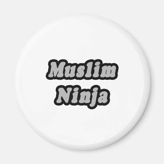 Muslim Ninja Magneet (Voorkant)