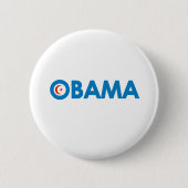 MUSLIM OBAMA RONDE BUTTON 5,7 CM (Voorkant)