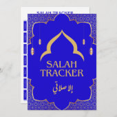Muslim Salah Weekly Tracker Save The Date (Voorkant / Achterkant)