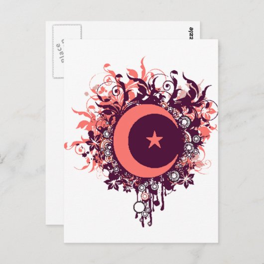 Muslima Briefkaart (Voorkant / Achterkant)