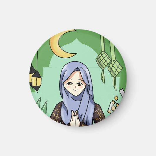 Muslimah Magneet (Voorkant)