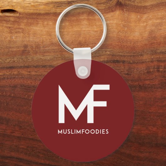 MuslimFoodies Logo Sleutelhanger (Voorkant)