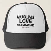 Muslims Love Muhammad Trucker Pet (Voorkant)