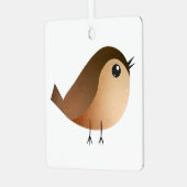 Muspard Kaart Metalen Ornament (Voorkant links)