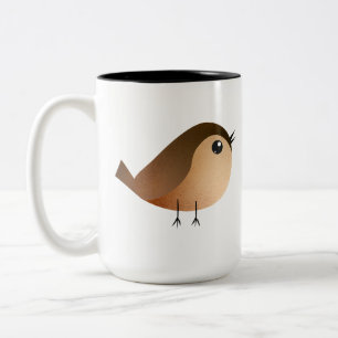 Muspard Kaart Tweekleurige Koffiemok