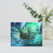 Muspell is sailing the Naglfar ship at Ragnarök Briefkaart (Staand voorkant)