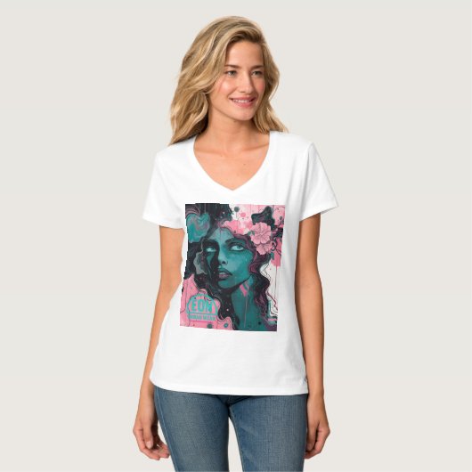 MUSSA FLORAL T-SHIRT (Voorkant volledig)