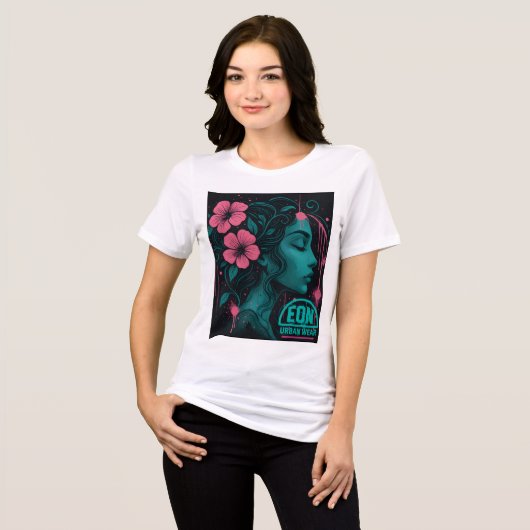 MUSSA FLORAL Tri-Blend SHIRT (Voorkant volledig)