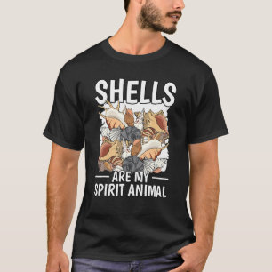 Mussel Clam Seashell Shells zijn mijn gedistilleer T-shirt