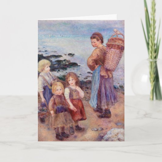 Mussel-Fishers by Renoir Impressionist Painting Kaart (Voorkant)