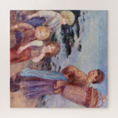 Mussel-Fishers by Renoir Impressionist Painting Legpuzzel (Horizontaal)