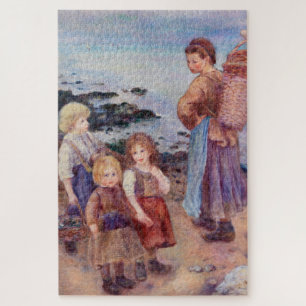 Mussel-Fishers by Renoir Impressionist Painting Legpuzzel
