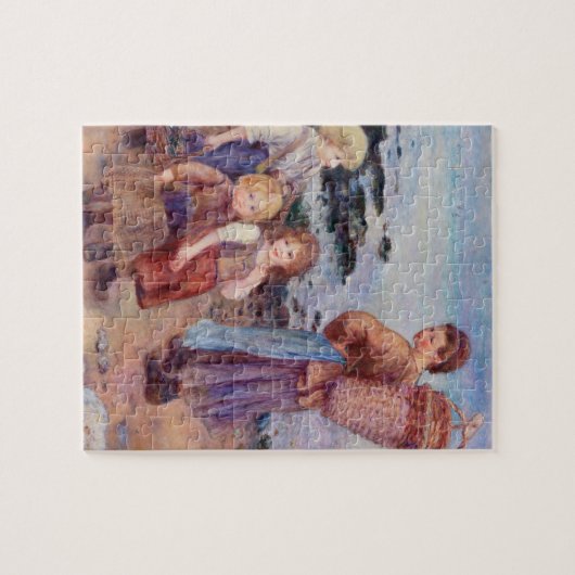 Mussel-Fishers by Renoir Impressionist Painting Legpuzzel (Horizontaal)
