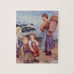 Mussel-Fishers by Renoir Impressionist Painting Legpuzzel