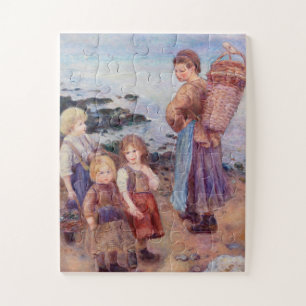 Mussel-Fishers by Renoir Impressionist Painting Legpuzzel