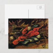 Mussels en garnalen van Vincent van Gogh Briefkaart (Voorkant / Achterkant)